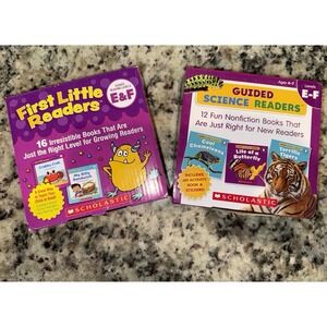 First Little Readers Parent Pack: Guided Reading Levels E & F: 16 Book Set- GOOD